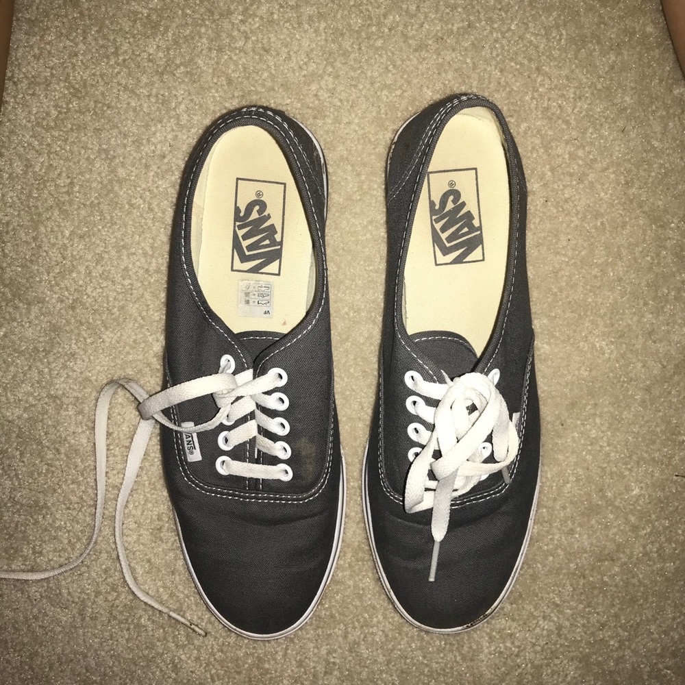 Dark Grey Vans